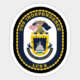 USS Independence (LCS-2) wo Txt Sticker